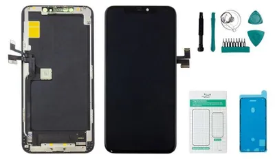 Produktbild von iPhone 11 Pro Max OLED Display schwarz - Set