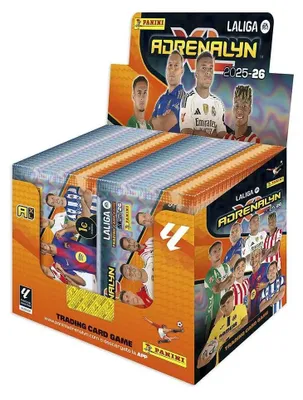 Image de Panini Adrenalyn XL LaLiga EA Sports 2025-26, boîte de 50 paquets, cartes à collectionner multicolores, enfants, multicolores, taille unique