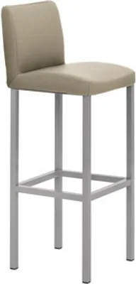 Produktbild von Barstuhl Mayer Sitzmöbel 1164 40 x 45 x 109 cm Stahl perlsilber/taupe