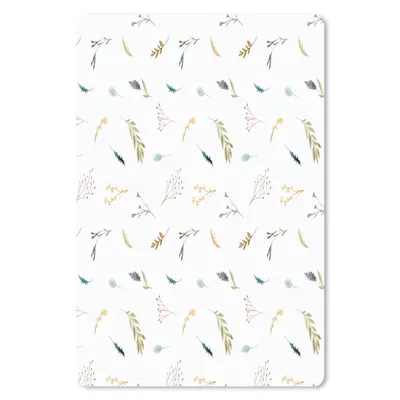 Produktbild von MuchoWow® Mauspad Mousepad Blumen - Muster - Pastell 40x60 cm - Mousepads - Maus Mat - Pad - Mausunterlage - Schreibtisch Accesoire