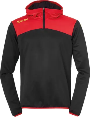 Produktbild von Kempa EMOTION 2.0 QUARTER ZIP HOODY 128 schwarz/rot/gelb