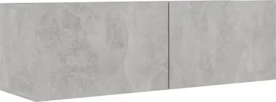 Immagine prodotto di Mobile TV grigio cemento 100x30x30 cm materiale a base di legno