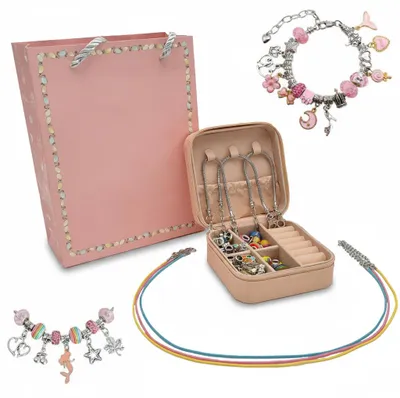 Produktbild von Dripio - Schmuckhersteller-Set - Armbandkettenset - 66 Teile, KI-generiertes Bild