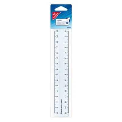 Produktbild von G&G Lineal 15cm transparent M211126