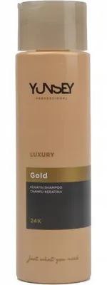 Produktbild von YUNSEI Luxury Gold 24K Keratin Regenerierendes Shampoo 300 ml