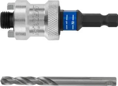 Immagine prodotto di Supporto a sgancio rapido SNAP-BACK™ per seghe a tazza con gambo da 14-30 mm tipo esagono pieno 9,5 mm