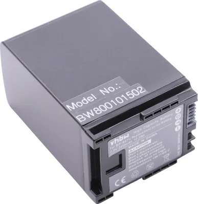 Produktbild von vhbw Akku kompatibel mit Canon Legria HF S100, HF S20, HF M46, HF S10, HF S10 HD, HF S11 Videokamera Camcorder (2400 mAh, 7,2 V, Li-Ion) + Infochip