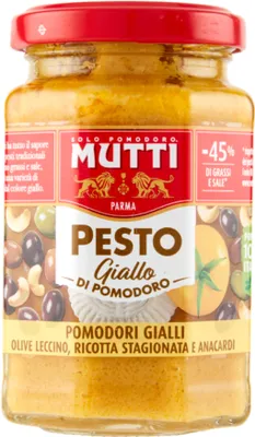 Image de Pesto Giallo aux tomates Mutti, 180 g
