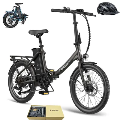 Produktbild von City E Bike 20 Zoll 155 - 195 cm Rostfreie Aluminiumlegierung 36 V 18,2 Ah 655,2 Wh bis zu 150 - 190 km mit 7 Gang Wasserdicht IPX4, Schwarz