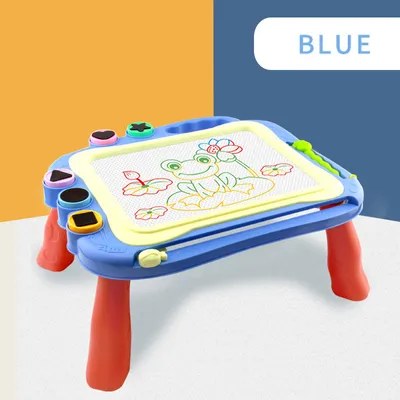 Produktbild von Zeichenbrett, Drei-in-Eins-Graffiti-Schreibtafel, Halterungstisch für Kinder, magnetisches multifunktionales Zeichenbrett