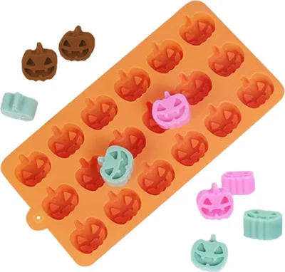 Produktbild von Mini Kürbisse Silikonform 18-fach