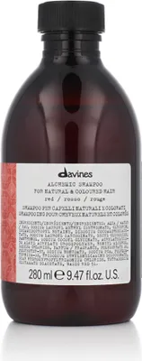 Produktbild von Davines Alchemic Red, 280 ml, Shampoo, Frauen, Gefärbtes Haar, Rot, Farbschutz, Feuchtigkeitsspendend, Glanz