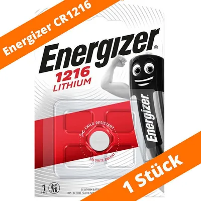 Produktbild von Energizer ECR1216BP, Lithium, Button/coin, CR1216, Silber