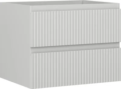 Produktbild von Mexen Rivel Badezimmer-Unterschrank 60 cm, 2 Schubladen, geriffelt, grau matt - 91A20-06047-2-BFF62