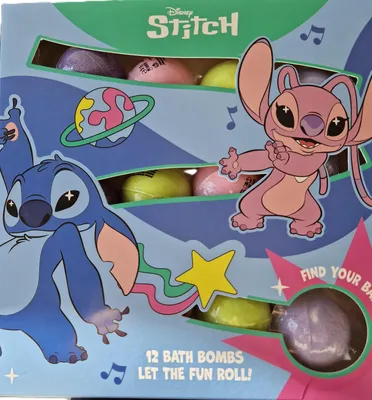 Produktbild von Badekugeln - Badebombe - Disney - Stitch - Sprudelbad - Kinder - Badezusatz