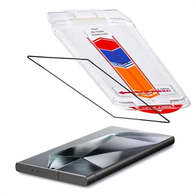 Productafbeelding van Accezz Gehard Glas Screenprotector + Applicator voor de Samsung Galaxy S24 Ultra