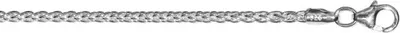 Immagine prodotto di Catena a treccia 2,10 mm 925/- argento bianco 50 cm