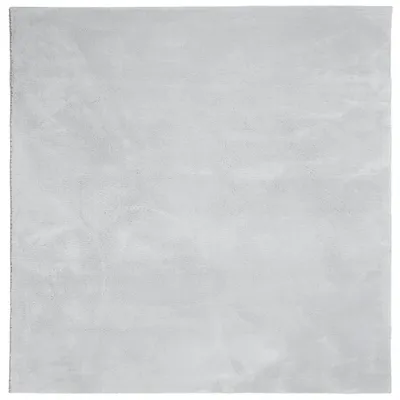 Produktbild von vidaXL Teppich HUARTE Kurzflor Weich und Waschbar Grau 160x160 cm