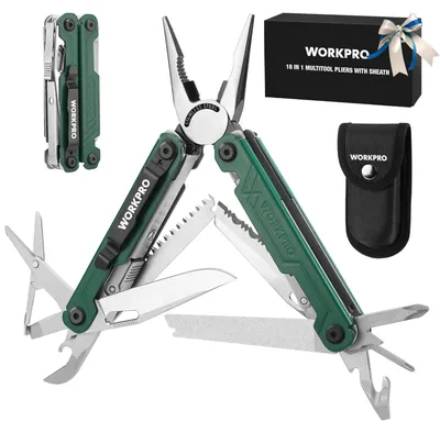 Obrázek produktu pro WORKPRO Multifunkční kleště 18 v 1, nerezová ocel