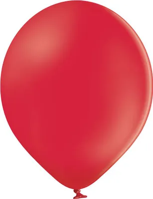 Zdjęcie produktu dla Balony lateksowe B105 Czerwone, Pastel Red, 30cm, 100 szt.