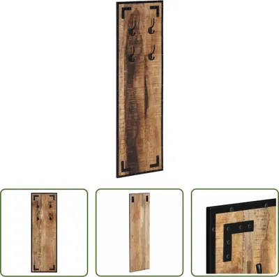 Obrázek produktu pro The Living Store Šatní skříň 35x8x110 cm Hrubé masivní mangové dřevo