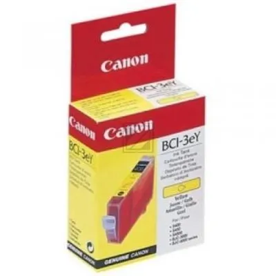 Produktbild von Atramentová náplň Canon BCI-3eY pre BJC 3000/6000/S400/500/600/i550/i850 yellow (390 str.)