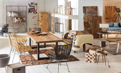 Produktbild von TPFLiving Tischplatte 220x100 cm Teak natur