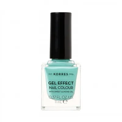 Productafbeelding van Korres Gel Effect Nagellak, nummer 98, kleur: aquamarijn, 11 ml