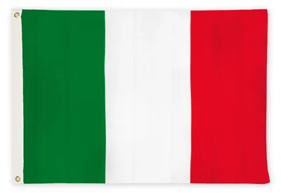 Imagen del producto de Banderas - Bandera italiana con 2 ojales metálicos, resistente a la intemperie - 250 x 150 cm