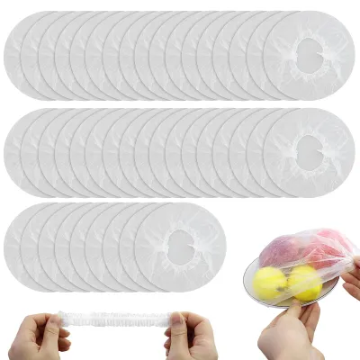 500 elastische Frischhaltetaschen, transparent, wiederverwendbar, 30 x 20 cm