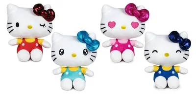 Obrázok produktu pre Plyšová hračka Hello Kitty, rôzne motívy, 22 cm