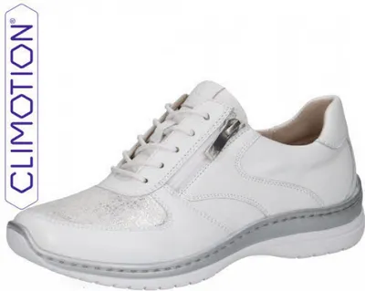 Zdjęcie produktu dla Caprice Trainers - White / Silver Leather/Textile : Normal : 42 Rozmiar: 42 Szerokość: Normalna