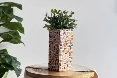 Image de Set d'artisanat mosaïque - Vase - Sable