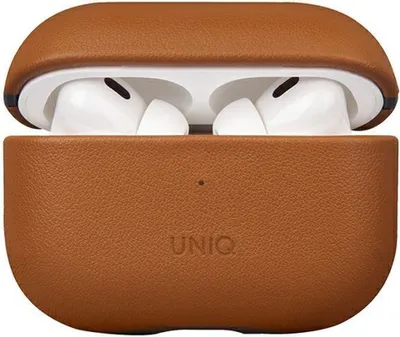 Produktbild von Etui Uniq Terra Echtes Leder Na Airpods Pro 2 - Brązowe