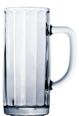 Obrázok produktu pre Sklenené poháre na pivo Minden, objem 0,4 l, kalibrované – 6 kusov