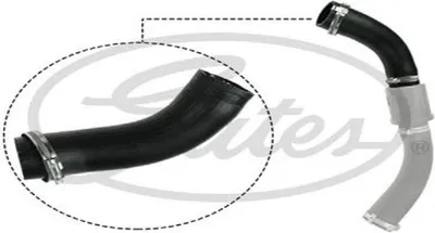Produktbild von GATES 09-0632 Turbo Ladeluftschlauch für FORD Transit Mk6 Kasten (V347, V348, FA) Transit Mk6 Bus (V347, V348, FD, FB, FS, FZ, FC)