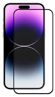 A screen protector is placed over a smartphone screen.