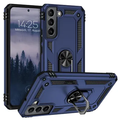 Produktbild von Armor Outdoor Handyhülle für Samsung Galaxy S22 Handy Panzer Case Cover Schutzhülle Farbe: Blau