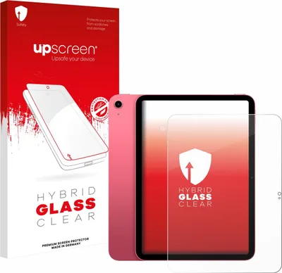Produktbild von upscreen Schutzglas für Apple iPad A16 11" 2025 (Display+Kamera) Schutzfolie Panzer Folie Glas Display Schutz klar