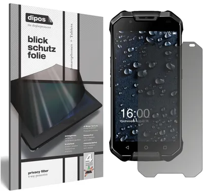 Produktbild von Schutzfolie für AGM X2 Blickschutzfolie matt Folie Display Schutz dipos
