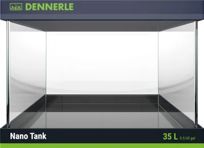 Produktbild von Dennerle Nank Tank, 35 Liter - 40 x 28 x 32 cm Panorama-Aquarium mit abgerundeten Ecken