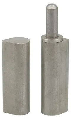 Image de Paumelle de porte d'entrée / d'intérieur à souder, inox, 20x25x140mm - THIRARD