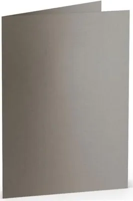 Produktbild von Doppelkarte A6 hoch taupe metallic
