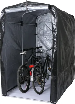Obrázek produktu pro Garáž na kola HWC-N61, fóliová garáž Garážový stan, hliníková ochrana proti UV záření, vodotěsný, 201x121x201cm  antracitová barva
