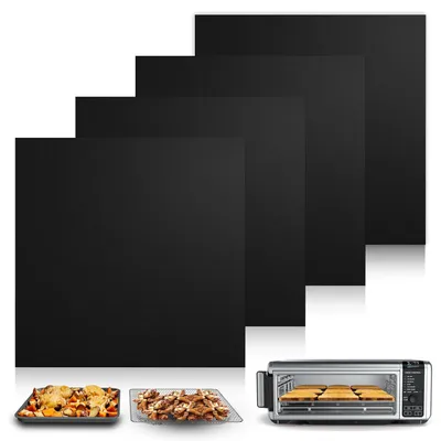 4er-Pack antihaftbeschichtete Ofeneinlagen, 12x12 Zoll, für Heißluftfritteusen