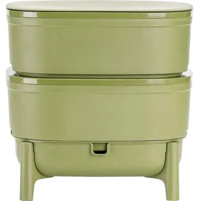 Obrázek produktu pro Vermikompostér Plastia 38 x 38 x 38 cm tmavě zelený