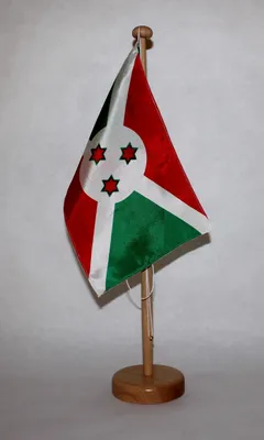 Produktbild von Tischflagge Burundi 25x15 cm mit Holzständer