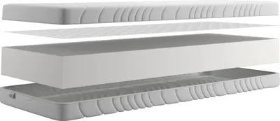 Produktbild von Matratze SILVER 100x200 ca 16 cm Komfortschaum H3  Bett Matratzen Wendematratze