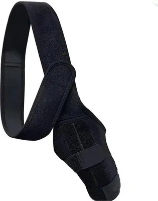 Produktbild von Hunde Hinterbein Orthese – Stabilisierung von Kniegelenken, Linderung von Kreuzbandverletzungen, Komfortabel & verstellbar, Schwarz, M
