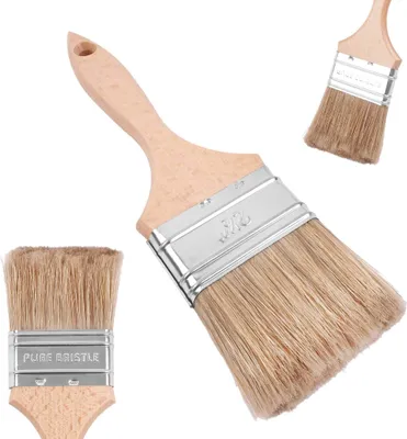Produktbild von Pinsel Malerpinsel Farbpinsel Lackierpinsel Lackpinsel Flachpinsel Deckenbürste 2,5"